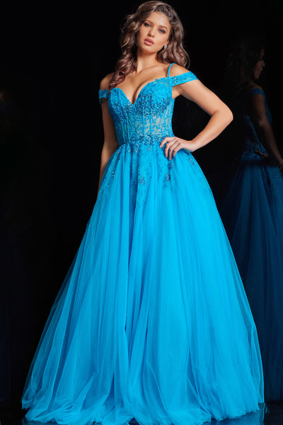 Jovani 02022 | IN STOCK SKY BLUE SIZE 10 Jovani 02022 | IN STOCK SKY BLUE SIZE 10