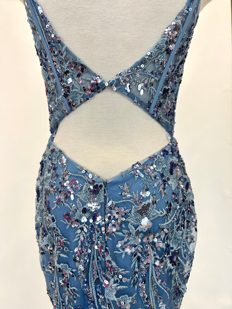 Ellie Wilde EW35039 IN STOCK STEEL BLUE SIZE 8