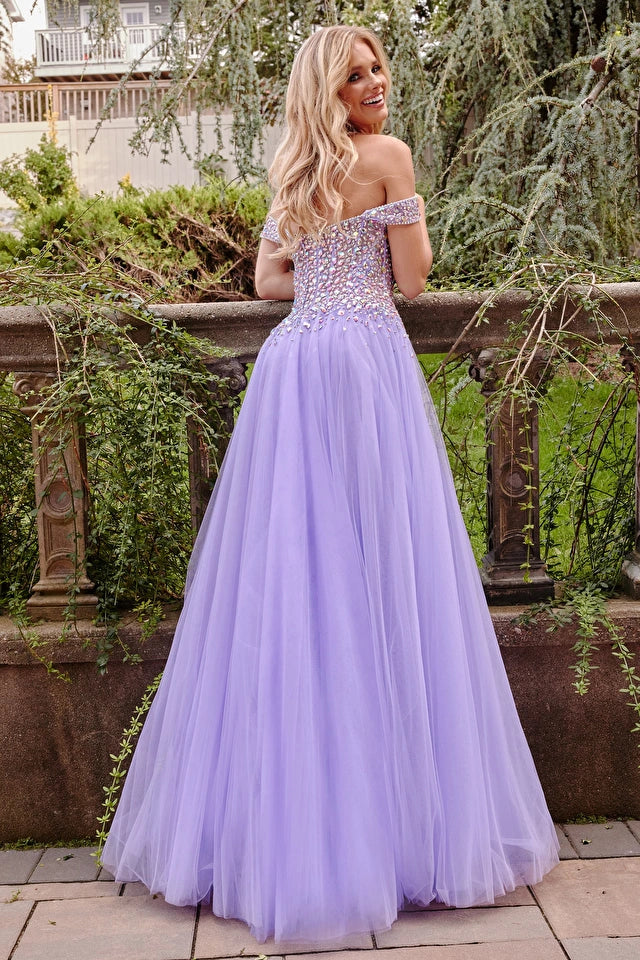Jovani 23963 | IN STOCK LILAC/MULTI SIZE 2