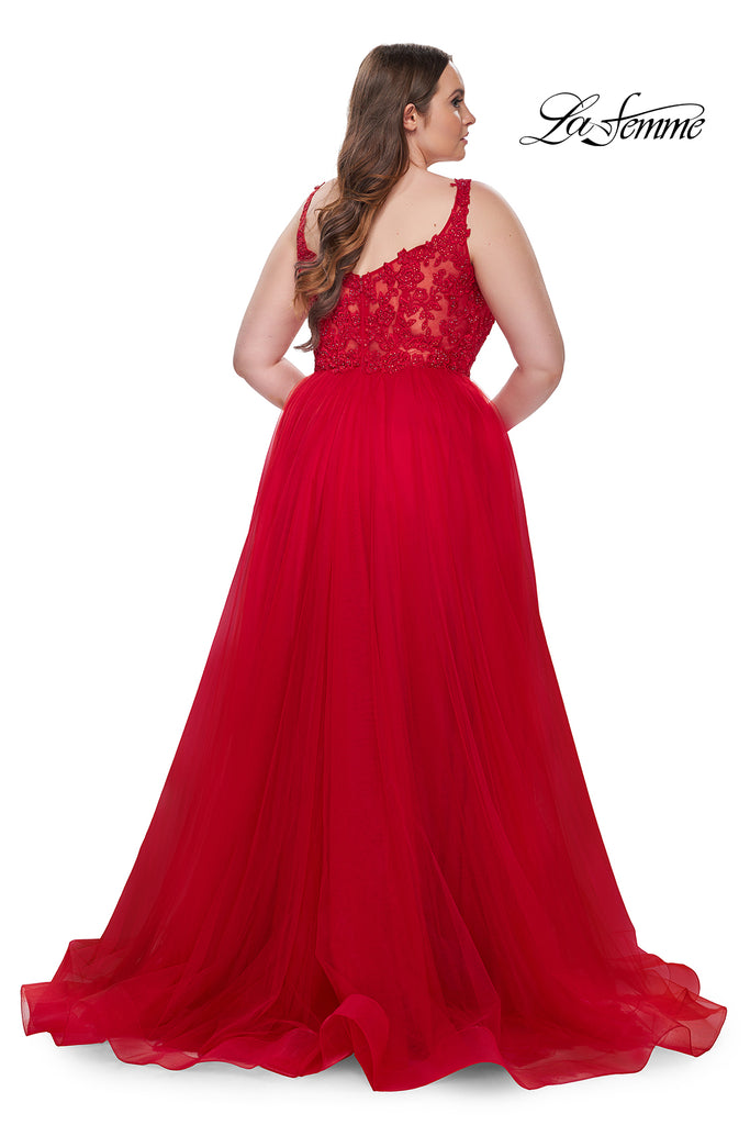La Femme Style 31394 IN STOCK RED SIZE 16W