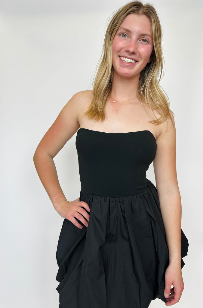 Rio - Short Black Dress - Black