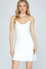 Celine - Cowl neck Woven Dress - Off-White