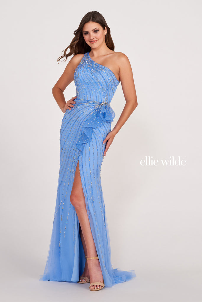 Ellie Wilde Prom Style EW34019 | IN STOCK YELLOW SIZE 2