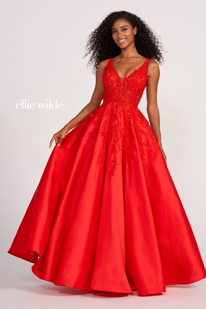Ellie Wilde Prom Style EW34050 | IN STOCK RED SIZE 18