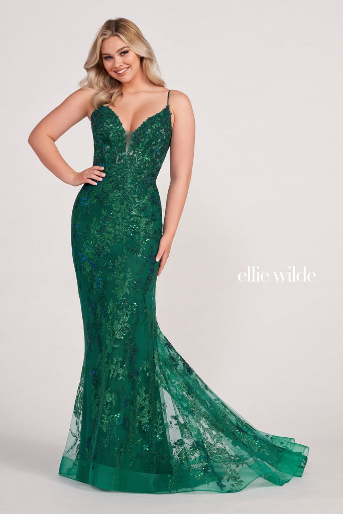 Ellie Wilde Prom Style EW34061 | IN STOCK RUBY SIZE 20