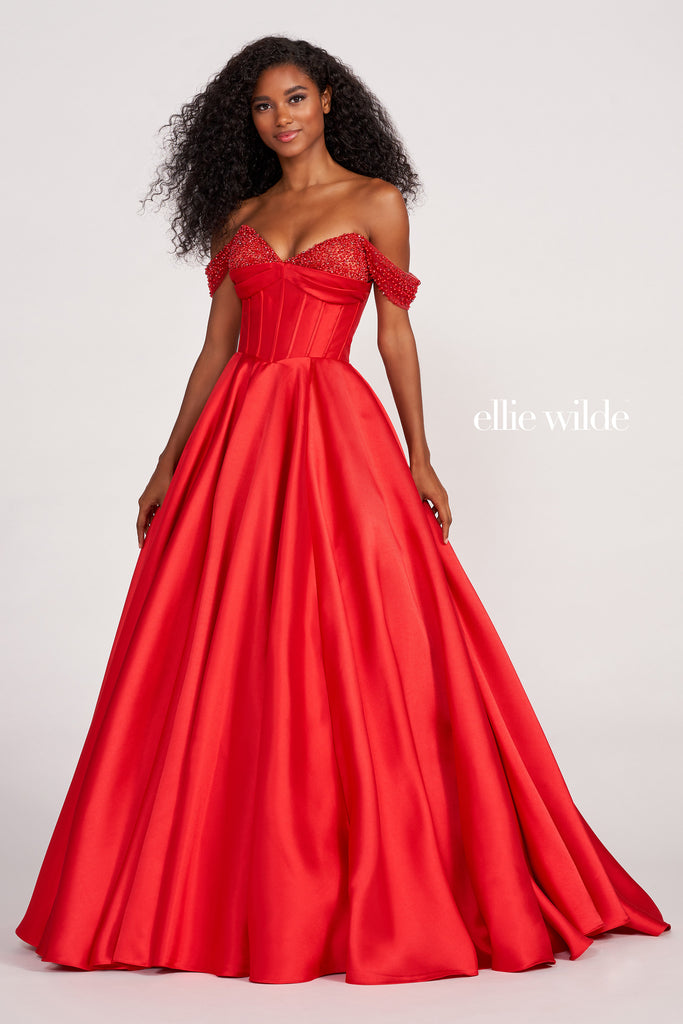 Ellie Wilde Prom Style EW34118 IN STOCK BLACK SIZE 8