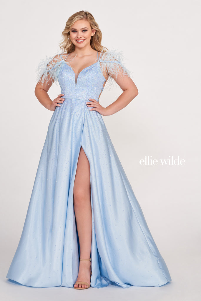 Ellie Wilde Prom Style EW34131 IN STOCK MIDNIGHT SIZE 10 & RED SIZE 0