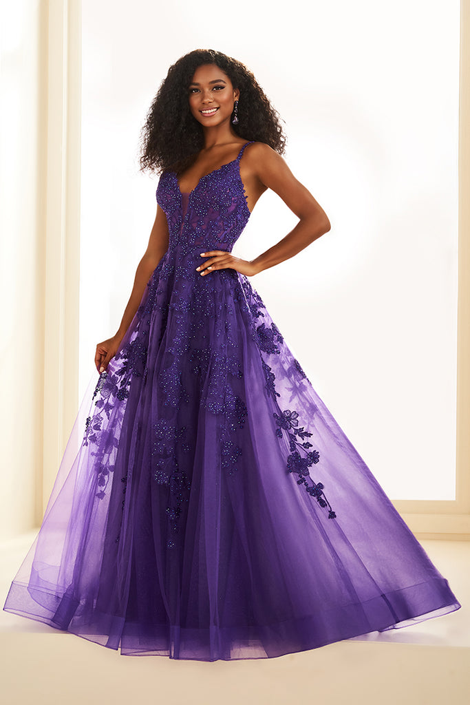 Ellie Wilde Prom Style EW36015 IN STOCK MAGENTA SIZE 10 + ORANGE SIZE 0