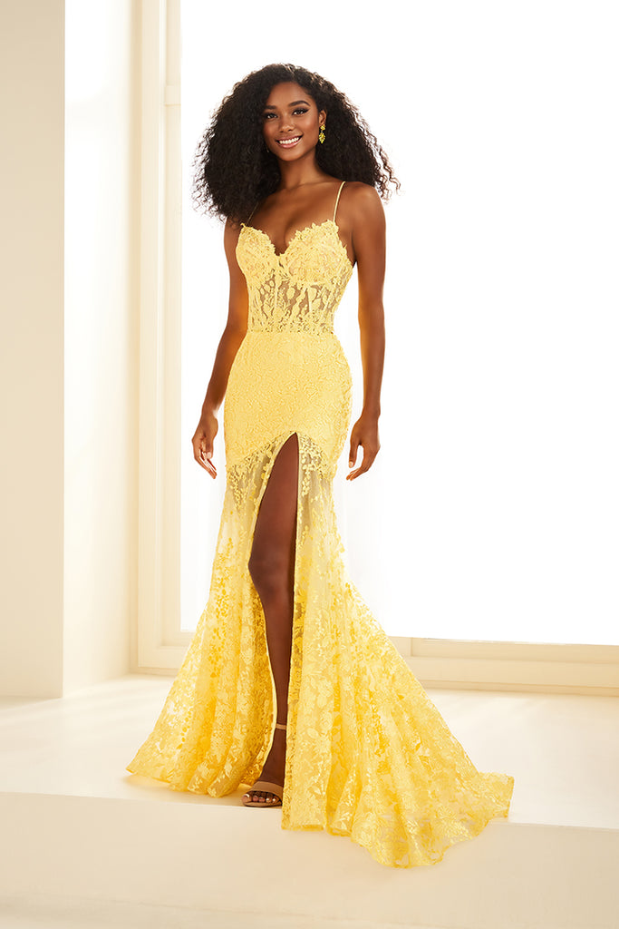 Ellie Wilde Prom Style EW36016 IN STOCK YELLOW 4 + ROYAL BLUE SIZE 0