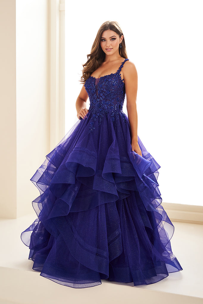 Ellie Wilde Prom Style EW36035 IN STOCK INDIGO SIZE 00 + LAVENDER SIZE 12 + BLUEBELL SIZE 2