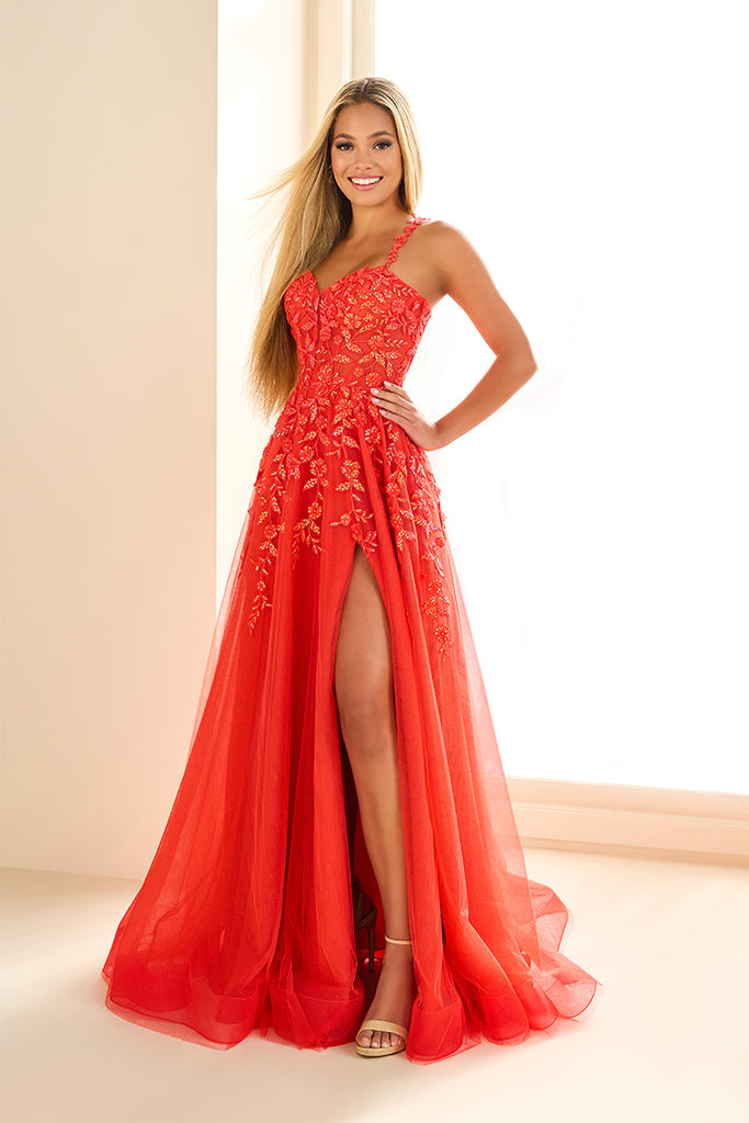 Ellie Wilde Prom Style EW36046 IN STOCK DARK TEAL SIZE 00
