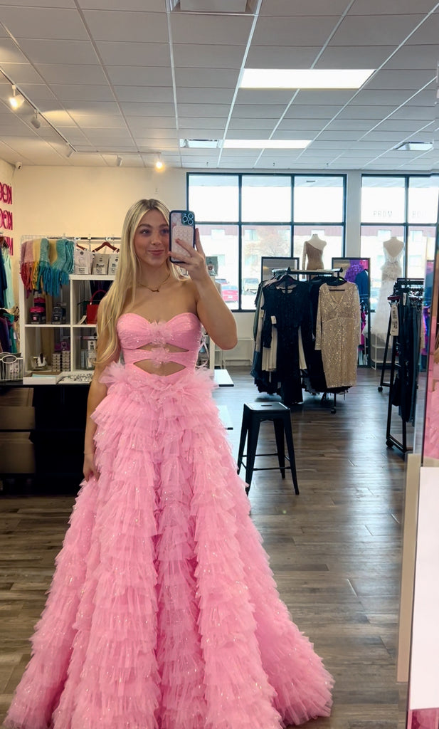 Sherri Hill 56882 Candy Pink SIZE 2