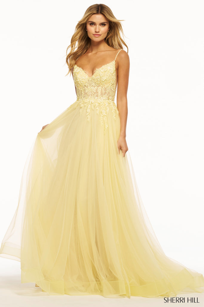 Sherri Hill 55998 | IN STOCK LIGHT BLUE SIZE 00