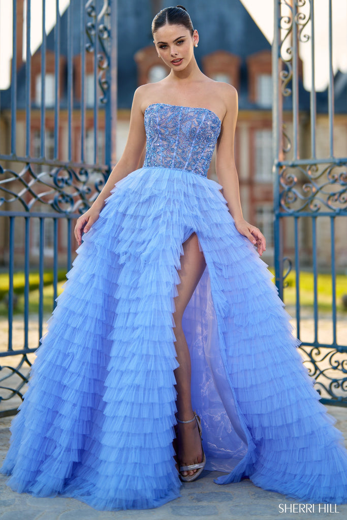 Sherri Hill 56883 Red/Nude SIZE 2