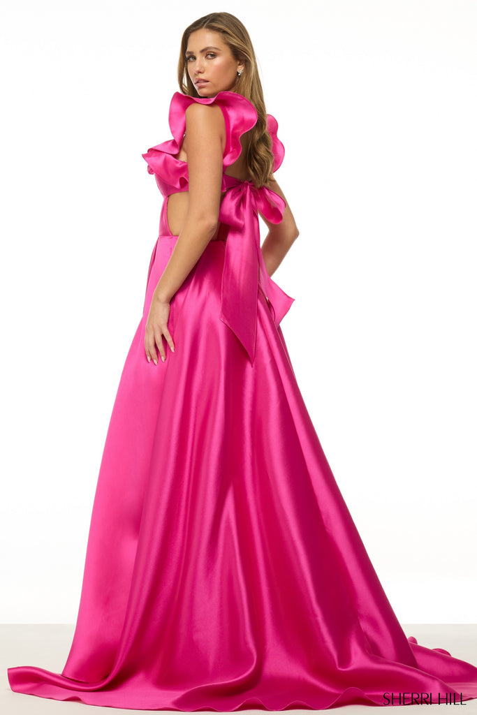 Sherri Hill 57041 Burgundy SIZE 8, Light Blue SIZE 2