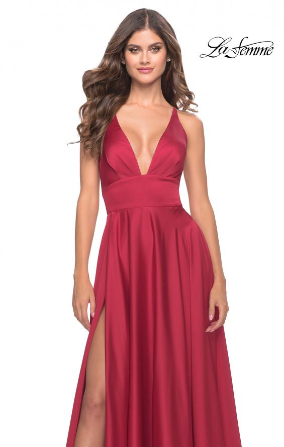 La Femme Style 31533 IN STOCK RED SIZE 00, ROYAL PURPLE SIZE 2