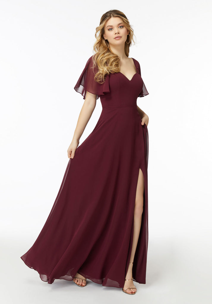Morilee Style 21722 | Navy Size 18, Bordeaux Size 8