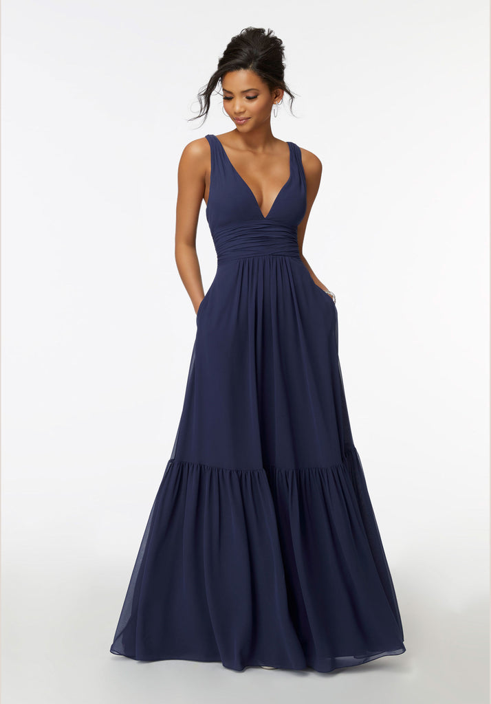 Morilee Style 21728 | In Stock Eggplant Size 8