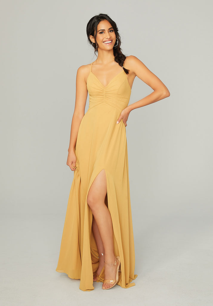 Morilee Style 21755  | In Stock Sapphire Size 8, Moss Size 14