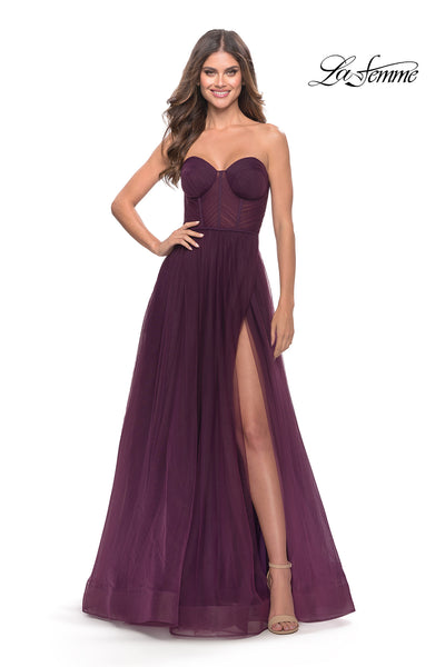 La Femme Style 31330 IN STOCK BLACK SIZE 12, RED SIZE 8