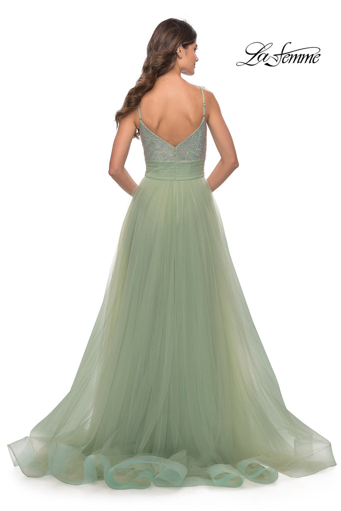 La Femme Style 31238 IN STOCK ROYAL BLUE SIZE 0, SAGE SIZE 6