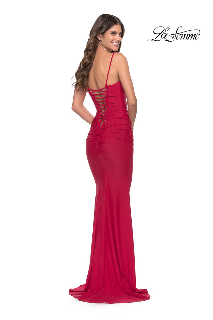 La Femme Style 31330 IN STOCK BLACK SIZE 12, RED SIZE 8
