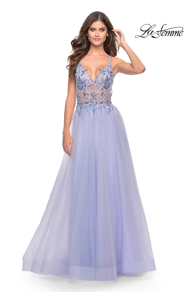 La Femme Style 31369 IN STOCK LIGHT PERIWINKLE SIZE 2