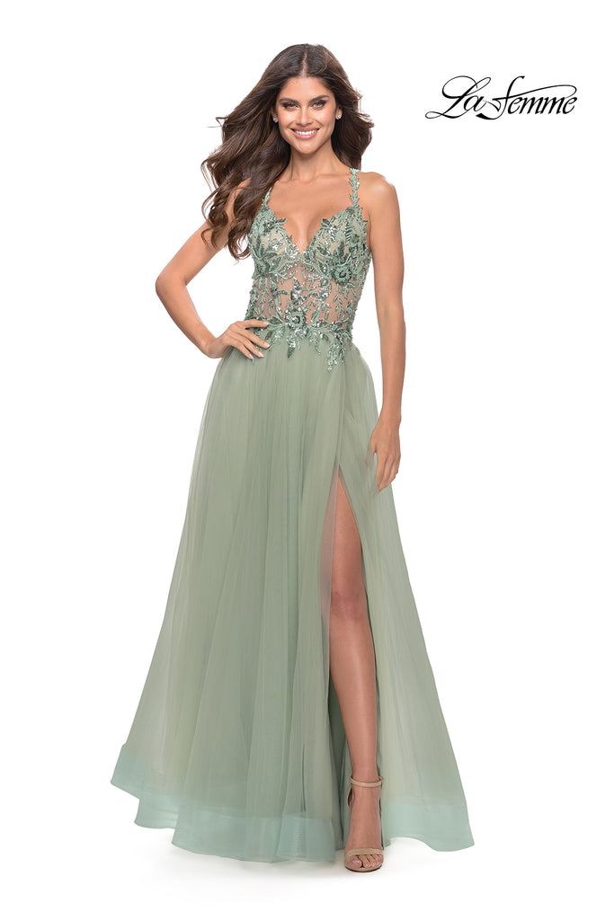La Femme Style 31369 IN STOCK LIGHT PERIWINKLE SIZE 2