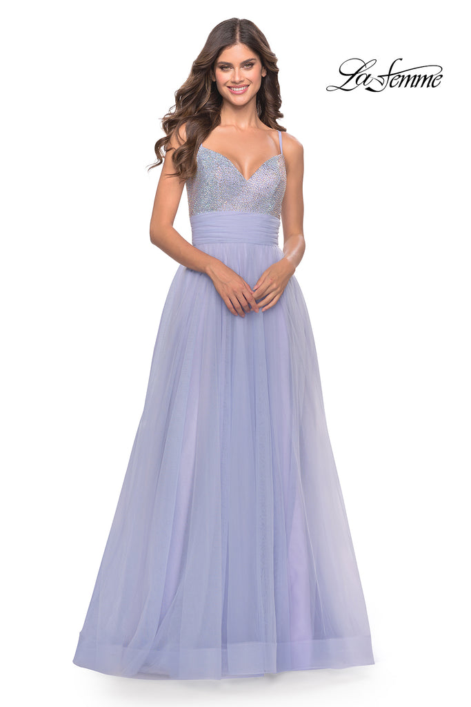 La Femme Style 31433 IN STOCK LIGHT PERIWINKLE SIZE 10