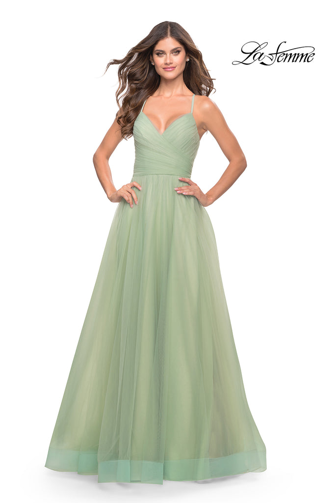La Femme Style 31501 IN STOCK SAGE SIZE 4