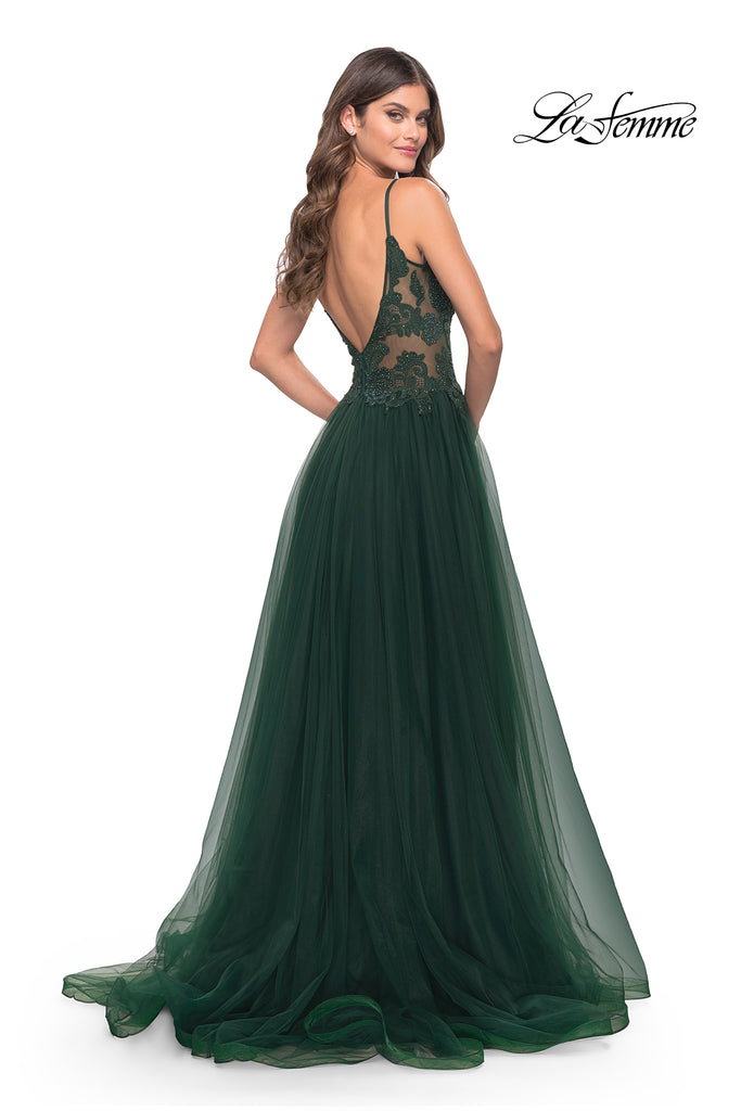 La Femme Style 31507 IN STOCK DARK EMERALD SIZE 10