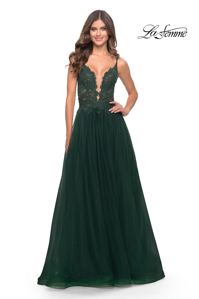La Femme Style 31507 IN STOCK DARK EMERALD SIZE 10
