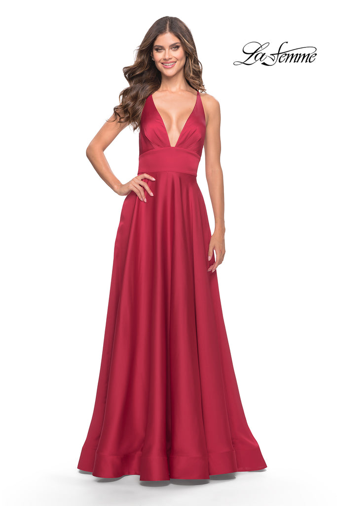 La Femme Style 31533 IN STOCK RED SIZE 00, ROYAL PURPLE SIZE 2