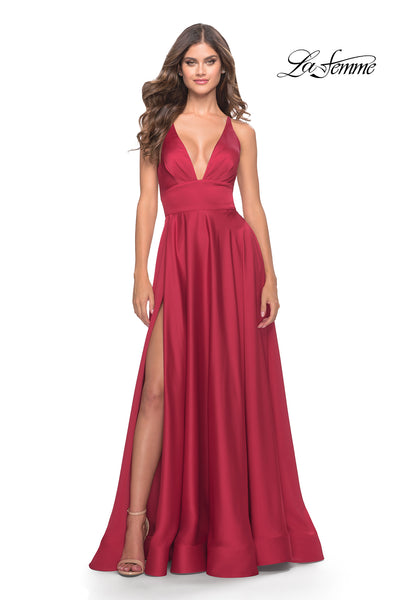 La Femme Style 31330 IN STOCK BLACK SIZE 12, RED SIZE 8