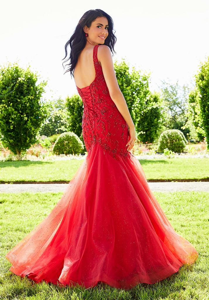 Morilee Prom Style 47008 IN STOCK SCARLET SIZE 4