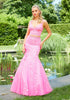 Morilee Prom Style 47035 IN STOCK BRIGHT BLUE SIZE 10 & BRIGHT PINK SIZE 6