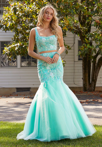 Morilee Prom Style 47035 IN STOCK BRIGHT BLUE SIZE 10 & BRIGHT PINK SIZE 6