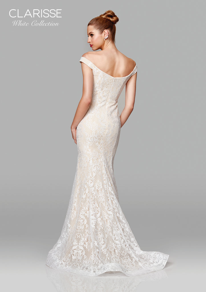 IN STOCK IVORY/NUDE SIZE 12 Clarisse Style 600109