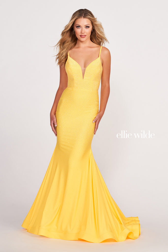 Ellie Wilde Prom Style EW120012 IN STOCK BLUE/SILVER SIZE 14