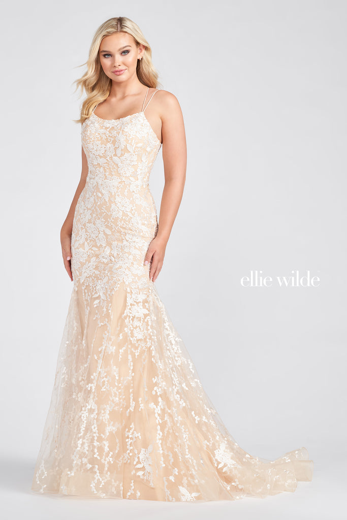 Ellie Wilde Prom Style EW122032 IN STOCK TEAL SIZE 18