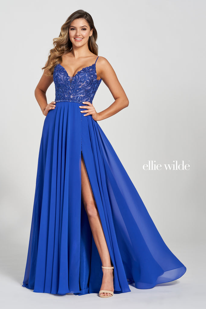 Ellie Wilde Prom Style EW122121 | RED SIZE 14 IN STOCK READY TO SHIP
