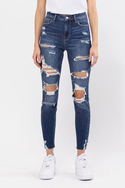 Alto- Plus Size High Rise Skinny Jeans