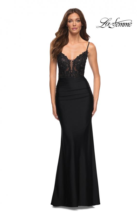 La Femme Style 30466 IN STOCK LIGHT PERIWINKLE SIZE 6