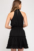 Blaire - Smocked Sleeveless Dress - Black
