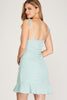 Blossom - Dress with Front Ruffle - Mint - Large