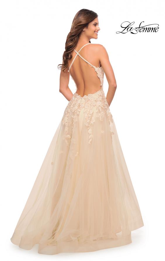 La Femme Style 30591 IN STOCK CHAMPAGNE SIZE 4