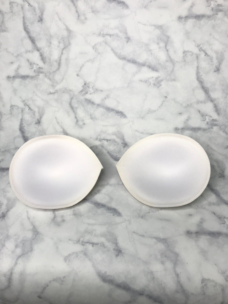 Tear Drop Boob Cups - White