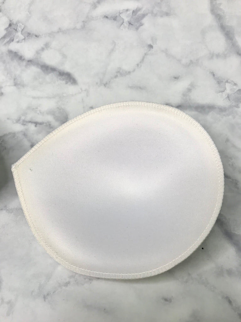 Tear Drop Boob Cups - White