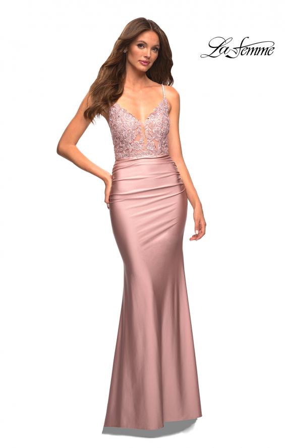 La Femme Style 30466 IN STOCK LIGHT PERIWINKLE SIZE 6