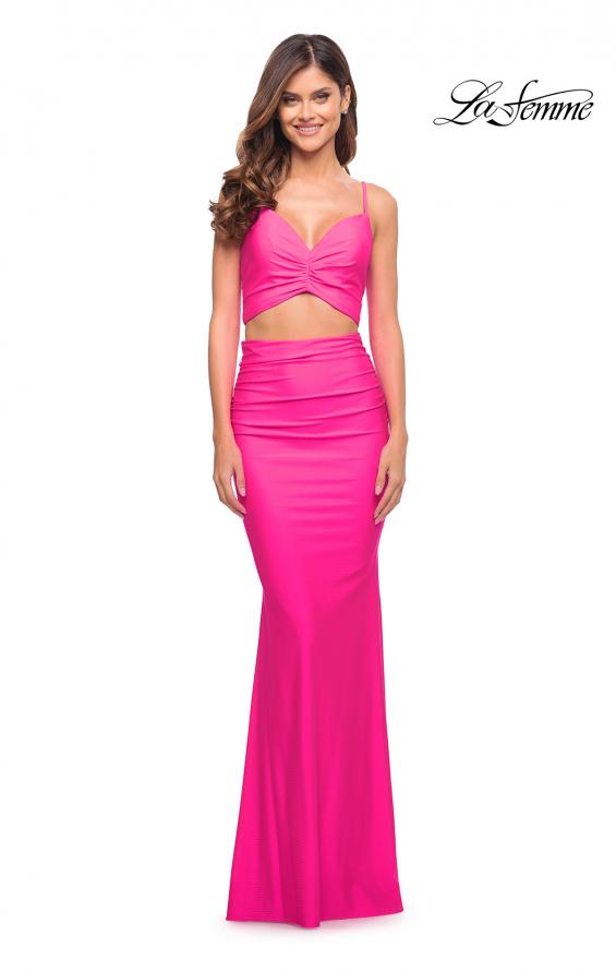 La Femme Style 30678 IN STOCK HOT CORAL SIZE 8